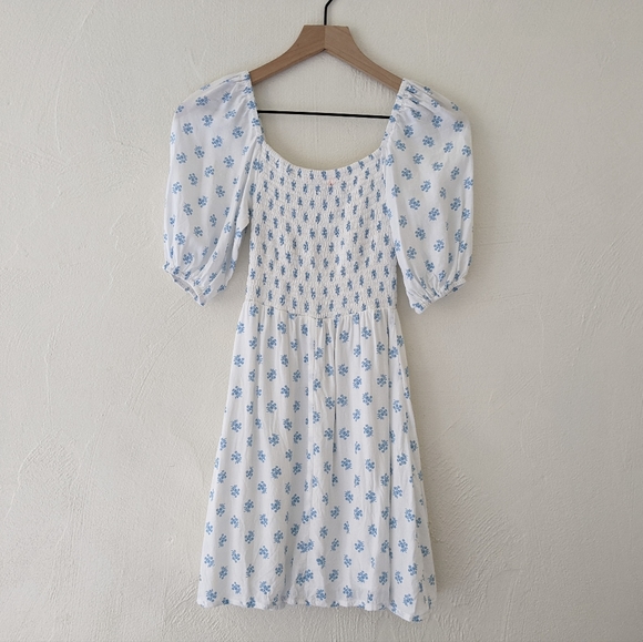 Faithfull the Brand Galicia Floral Minidress X-Small XS - Picture 6 of 15